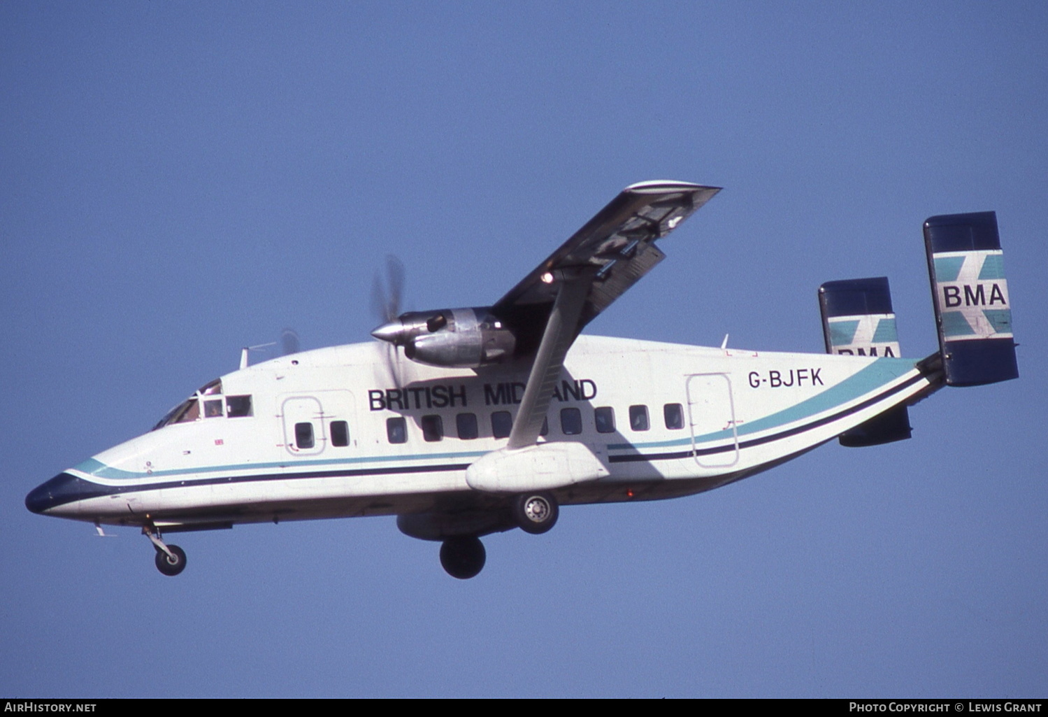 Aircraft Photo of G-BJFK | Short 330-100 | British Midland Airways - BMA | AirHistory.net #121688