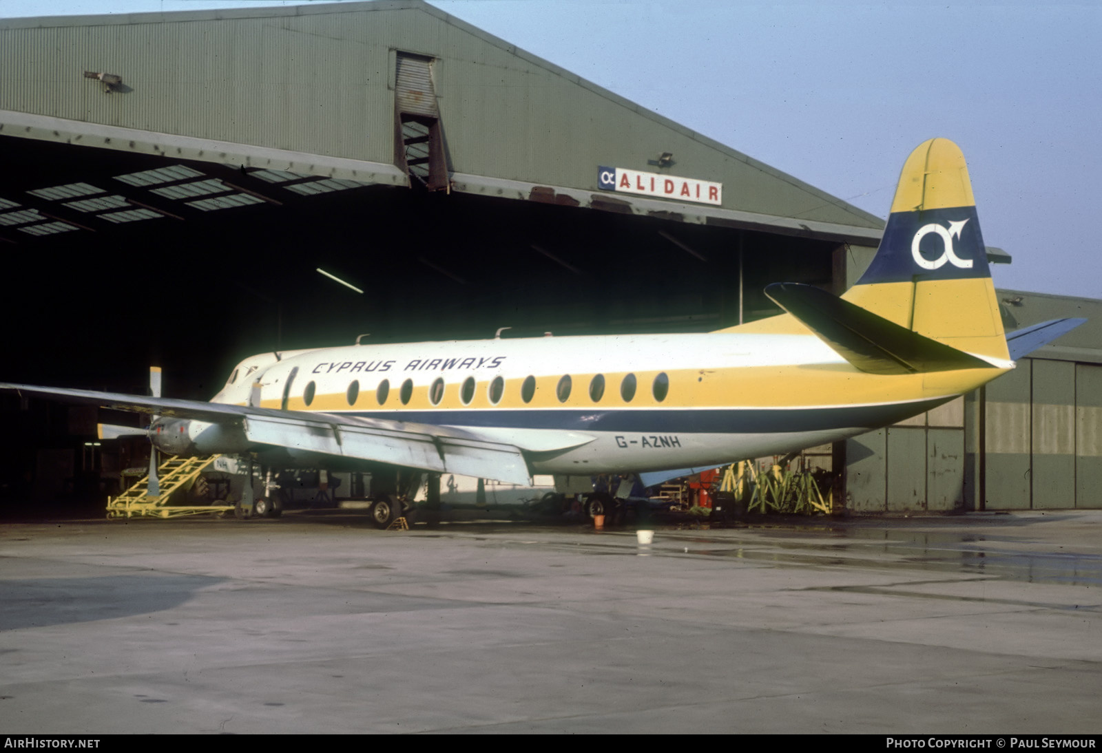 Aircraft Photo of G-AZNH | Vickers 814 Viscount | Cyprus Airways | AirHistory.net #121693