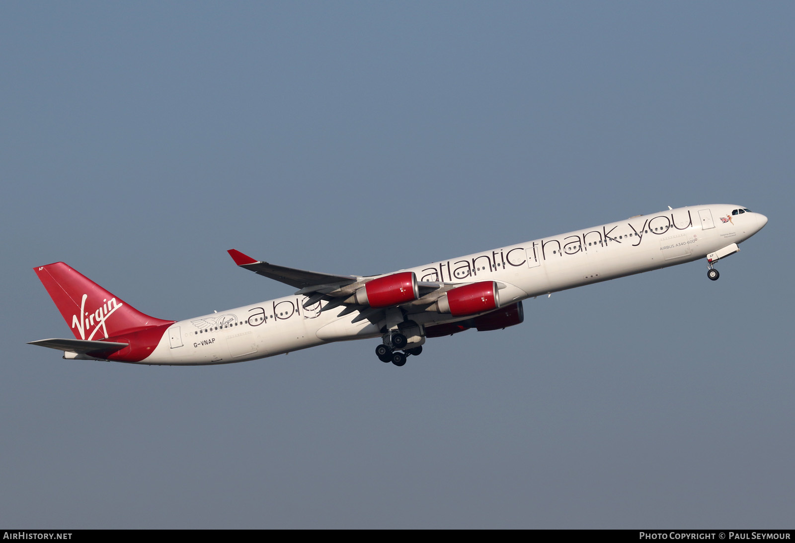 Aircraft Photo of G-VNAP | Airbus A340-642 | Virgin Atlantic Airways | AirHistory.net #121731