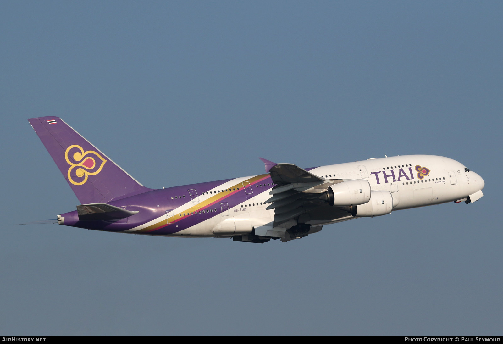 Aircraft Photo of HS-TUC | Airbus A380-841 | Thai Airways International | AirHistory.net #121733