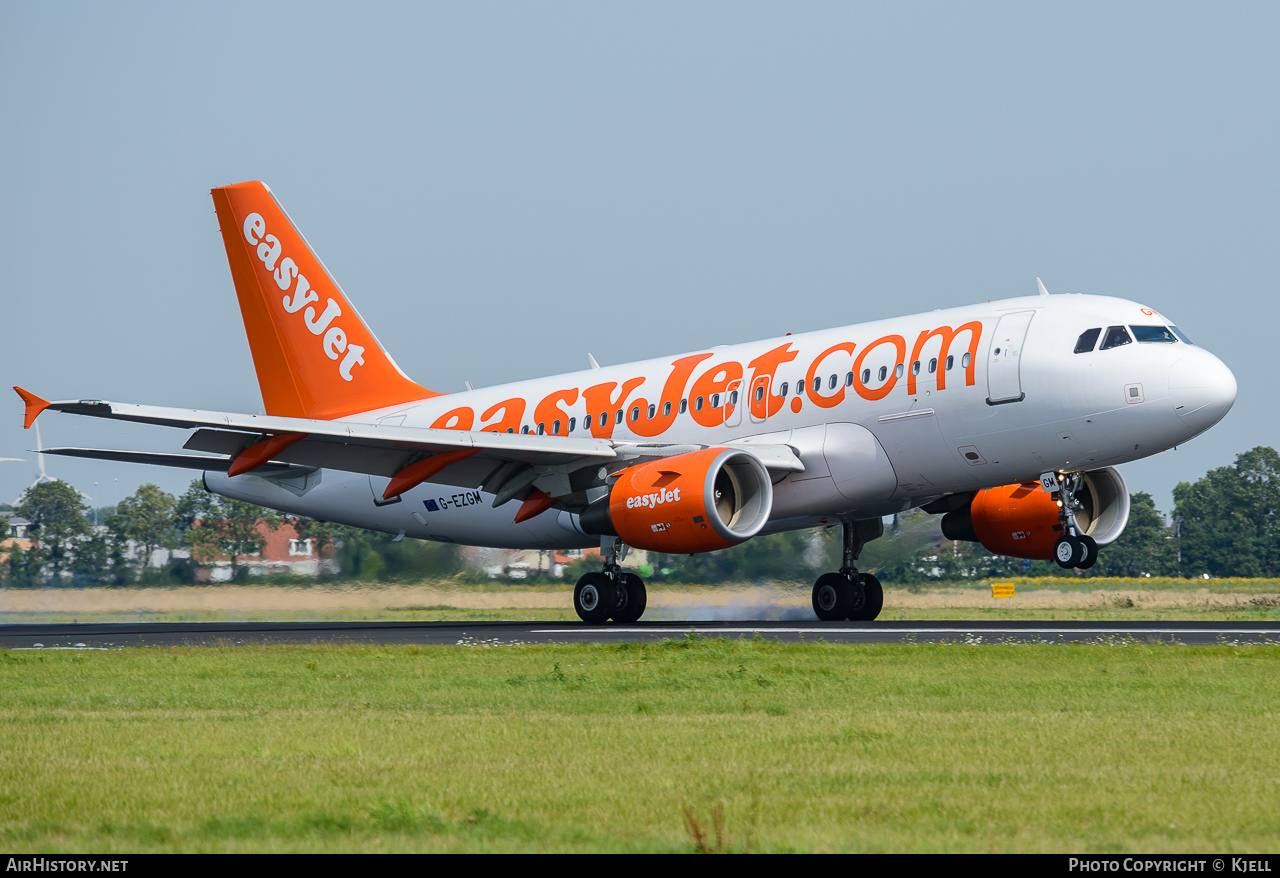 Aircraft Photo of G-EZGM | Airbus A319-111 | EasyJet | AirHistory.net #121741