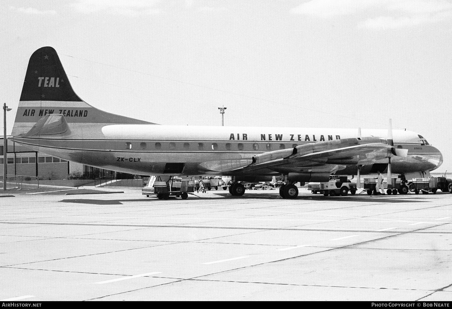 Aircraft Photo of ZK-CLX | Lockheed L-188C Electra | Air New Zealand | AirHistory.net #121752