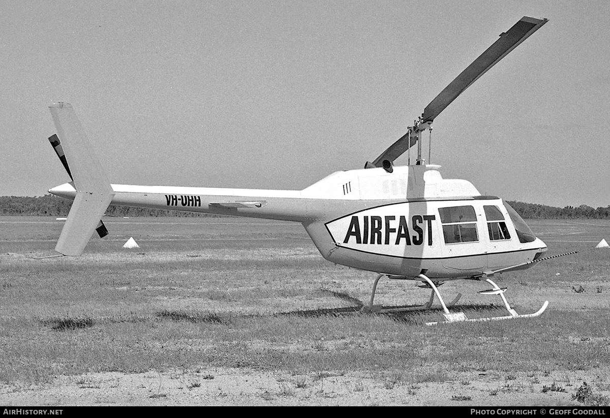 Aircraft Photo of VH-UHH | Bell 206B JetRanger II | Airfast Charter | AirHistory.net #121802