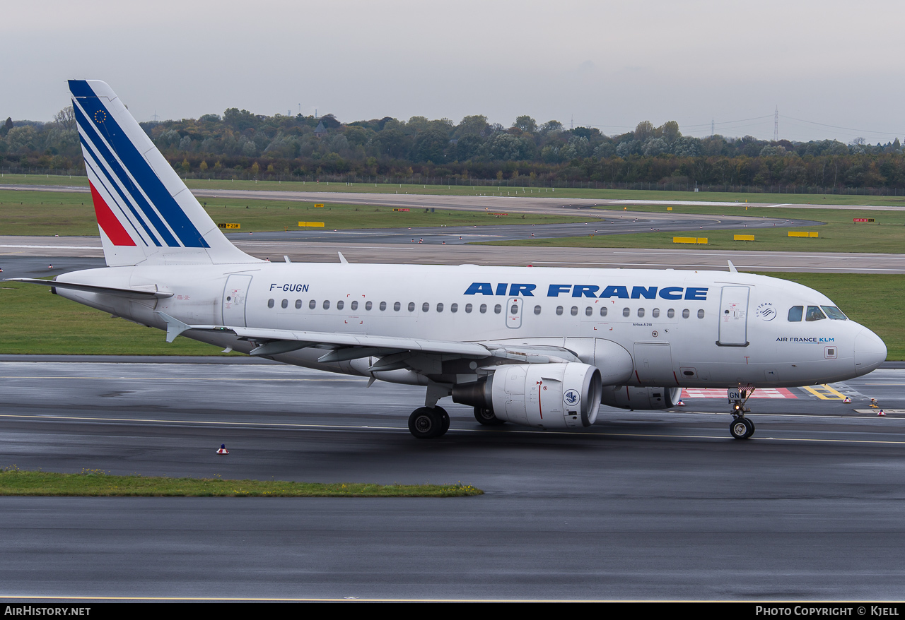 Aircraft Photo of F-GUGN | Airbus A318-111 | Air France | AirHistory.net #121805