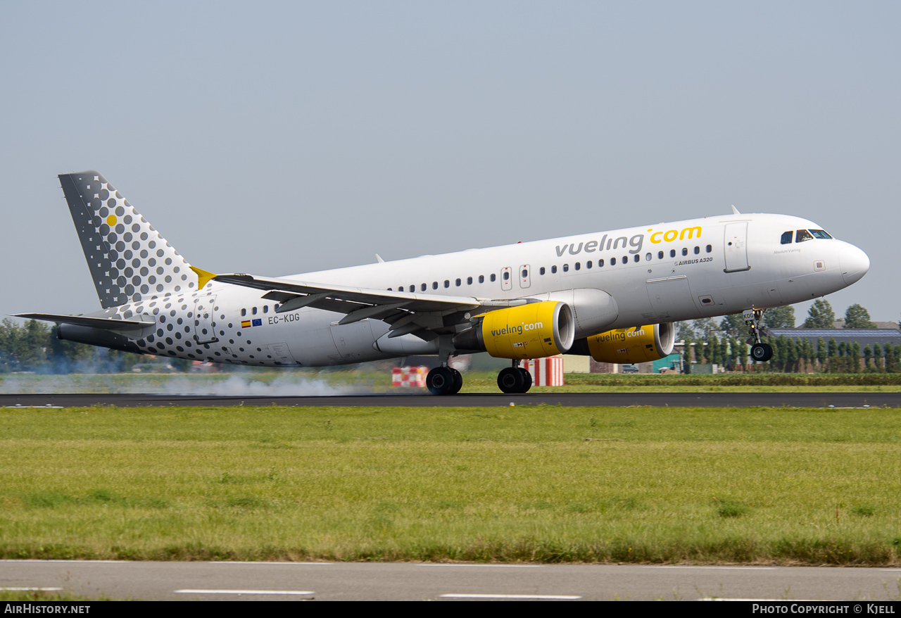 Aircraft Photo of EC-KDG | Airbus A320-214 | Vueling Airlines | AirHistory.net #121811