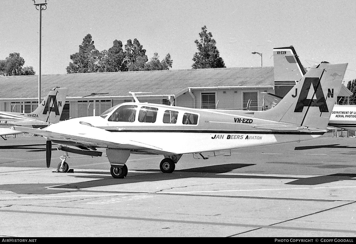 Aircraft Photo of VH-EZA | Beech 58 Baron | Jan Beers Aviation | AirHistory.net #121812