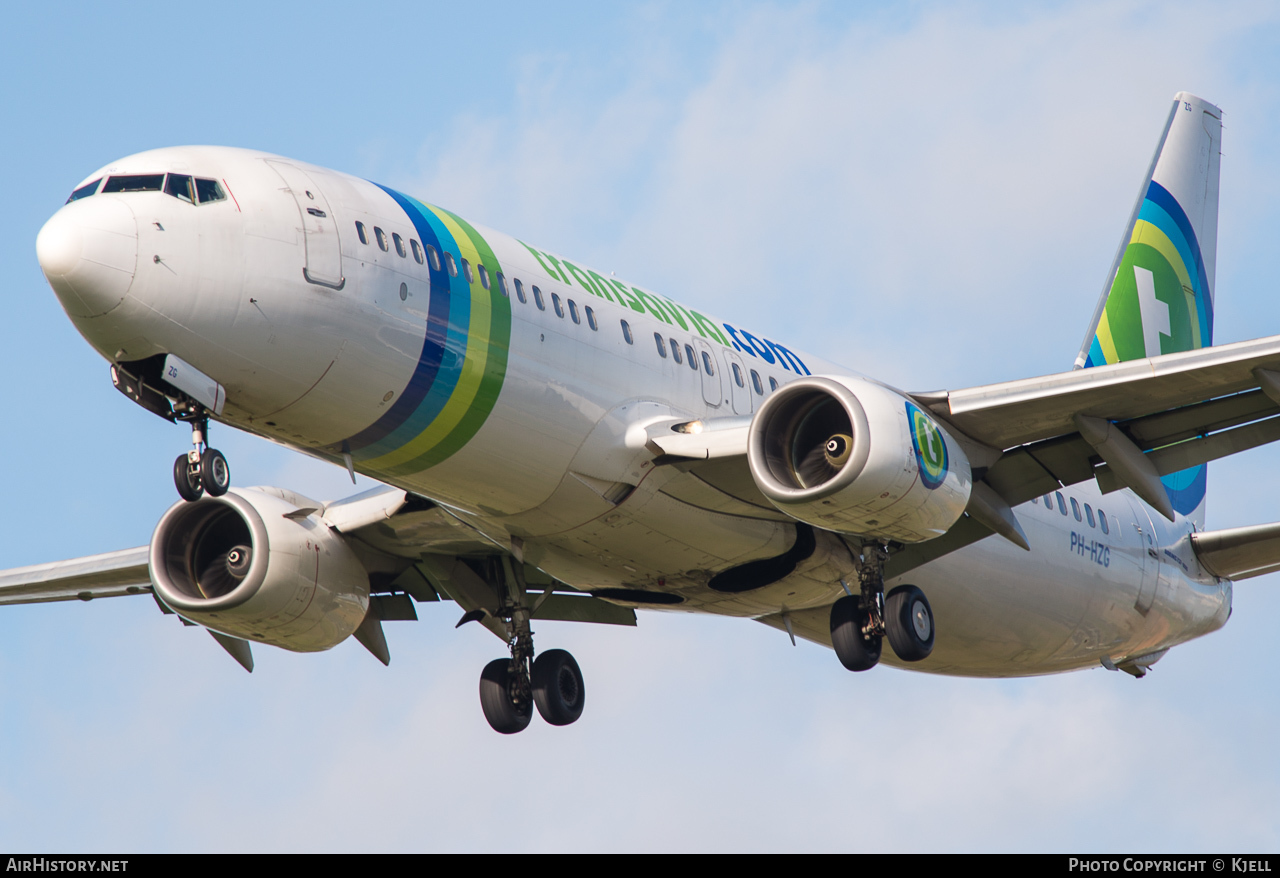 Aircraft Photo of PH-HZG | Boeing 737-8K2 | Transavia | AirHistory.net #121824