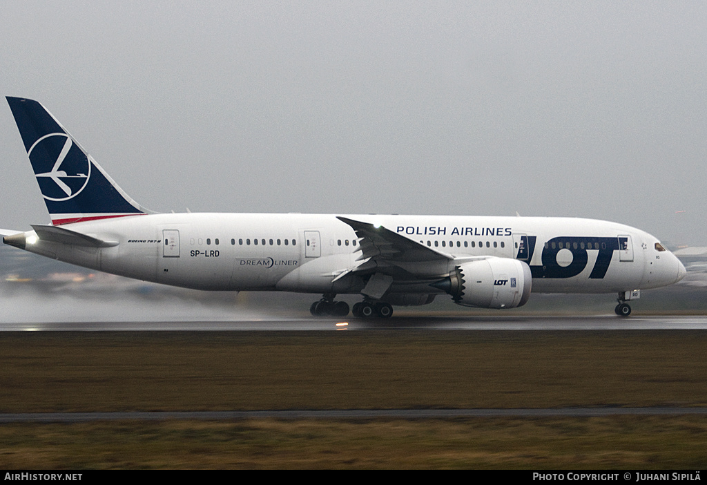 Aircraft Photo of SP-LRD | Boeing 787-8 Dreamliner | LOT Polish Airlines - Polskie Linie Lotnicze | AirHistory.net #121834