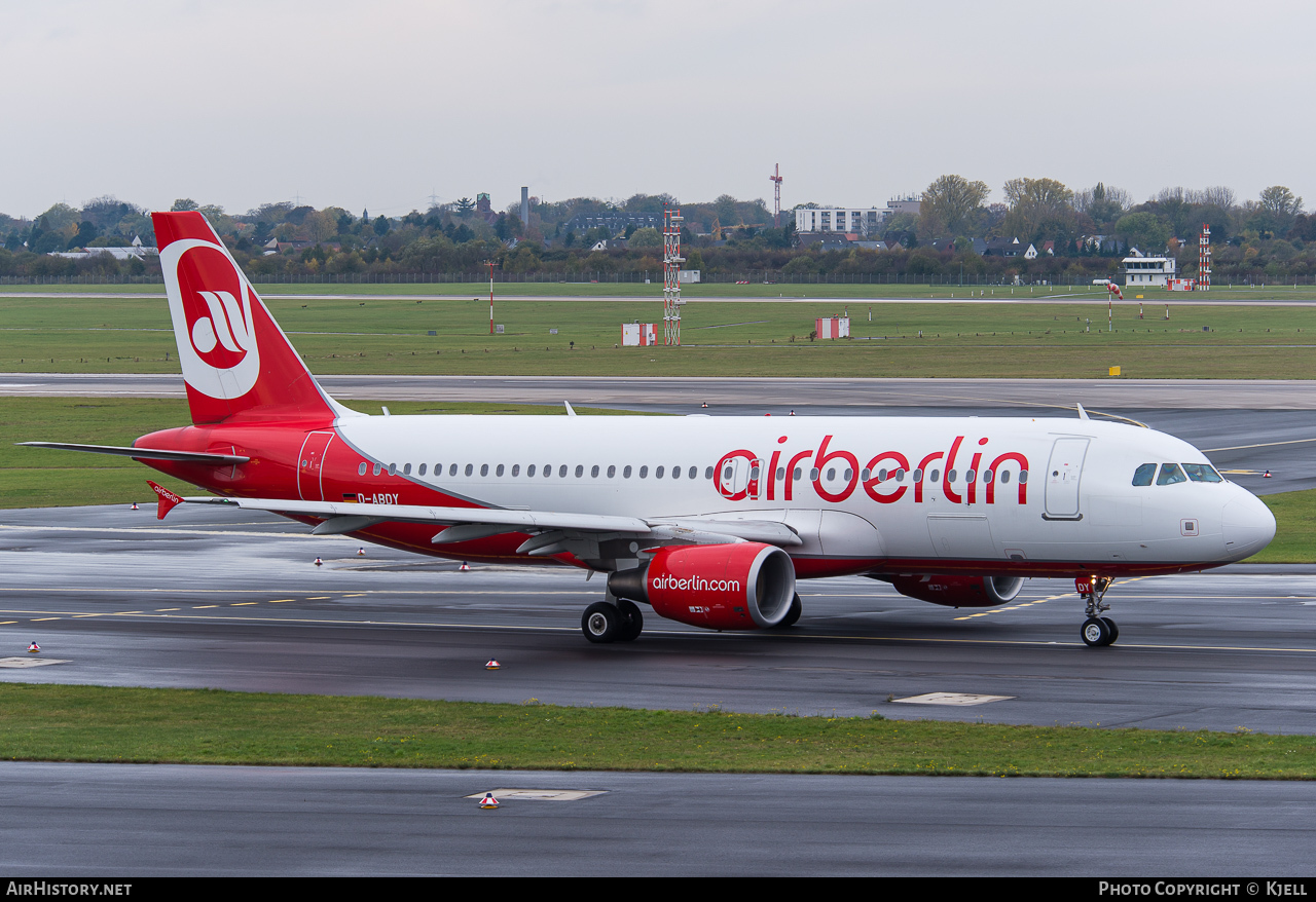 Aircraft Photo of D-ABDY | Airbus A320-214 | Air Berlin | AirHistory.net #121845