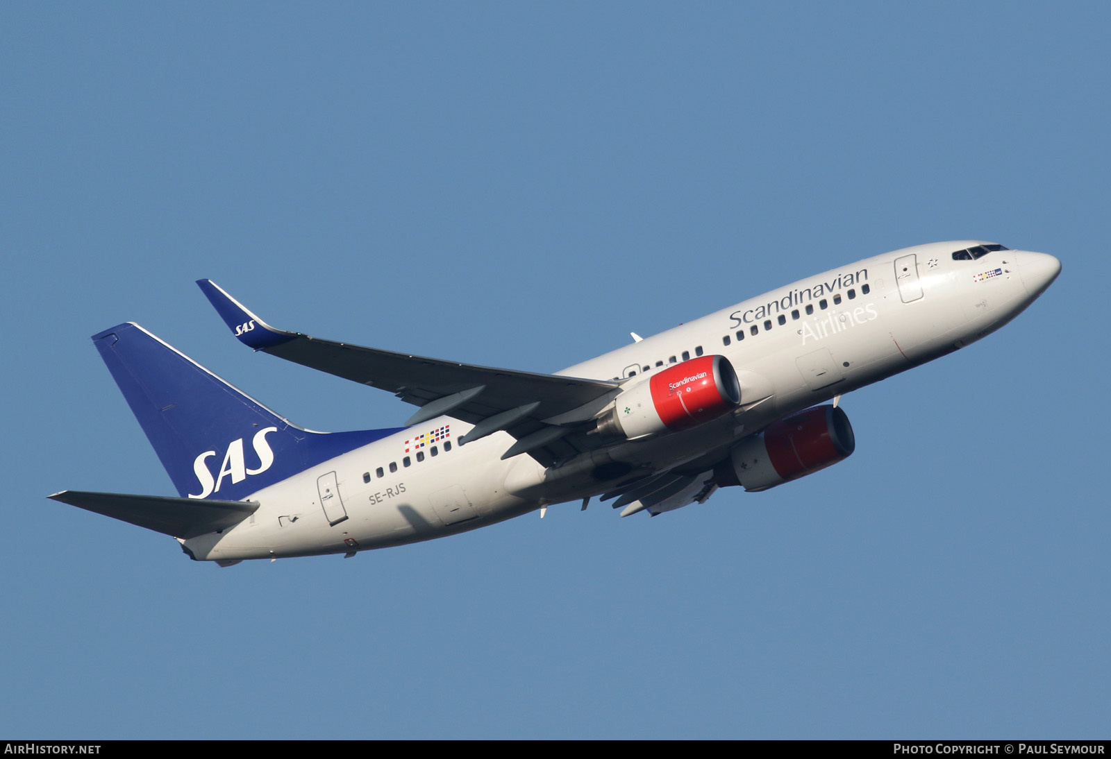 Aircraft Photo of SE-RJS | Boeing 737-76N | Scandinavian Airlines - SAS | AirHistory.net #121887