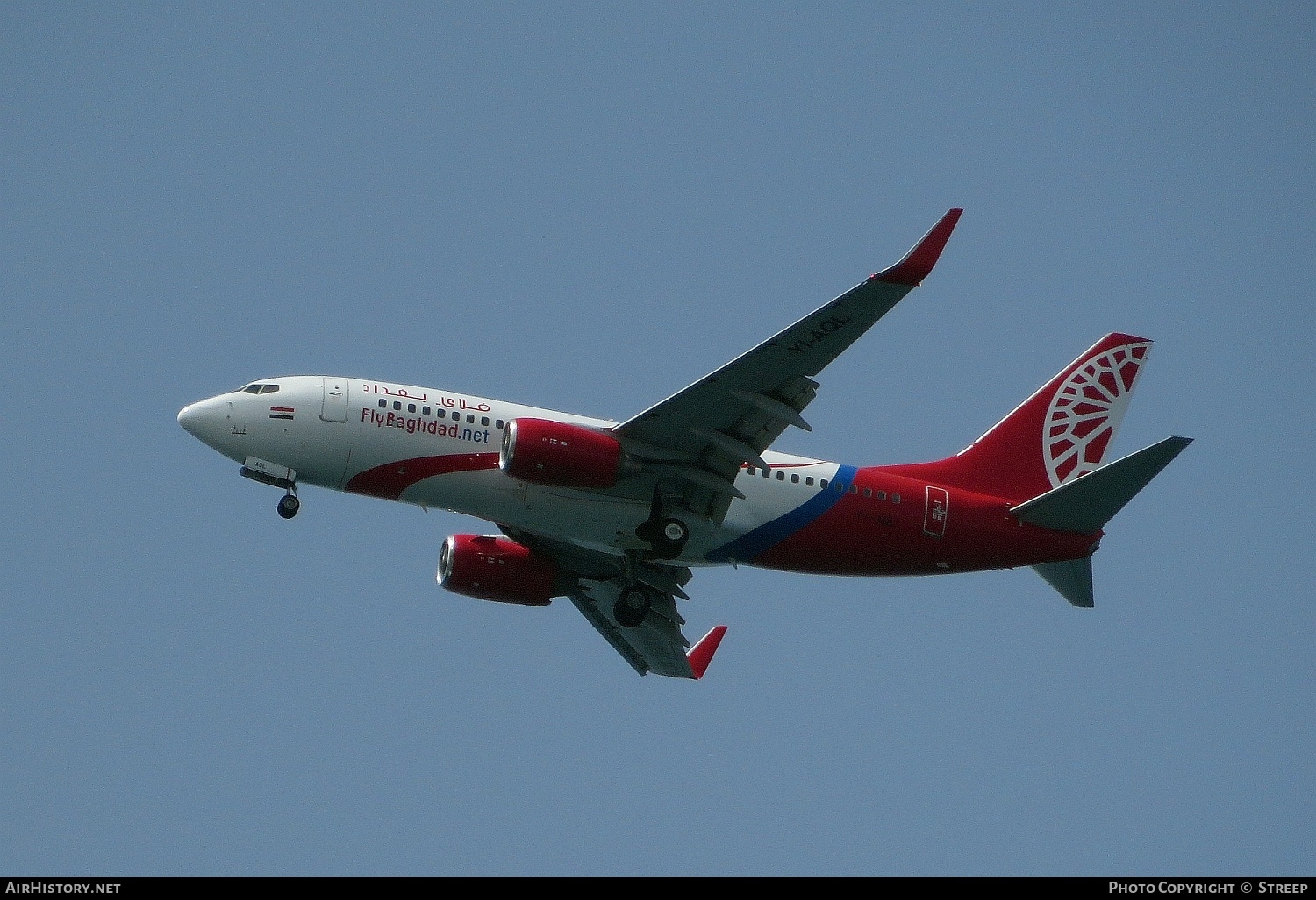 Aircraft Photo of YI-AQL | Boeing 737-7BD | Fly Baghdad | AirHistory.net #121896