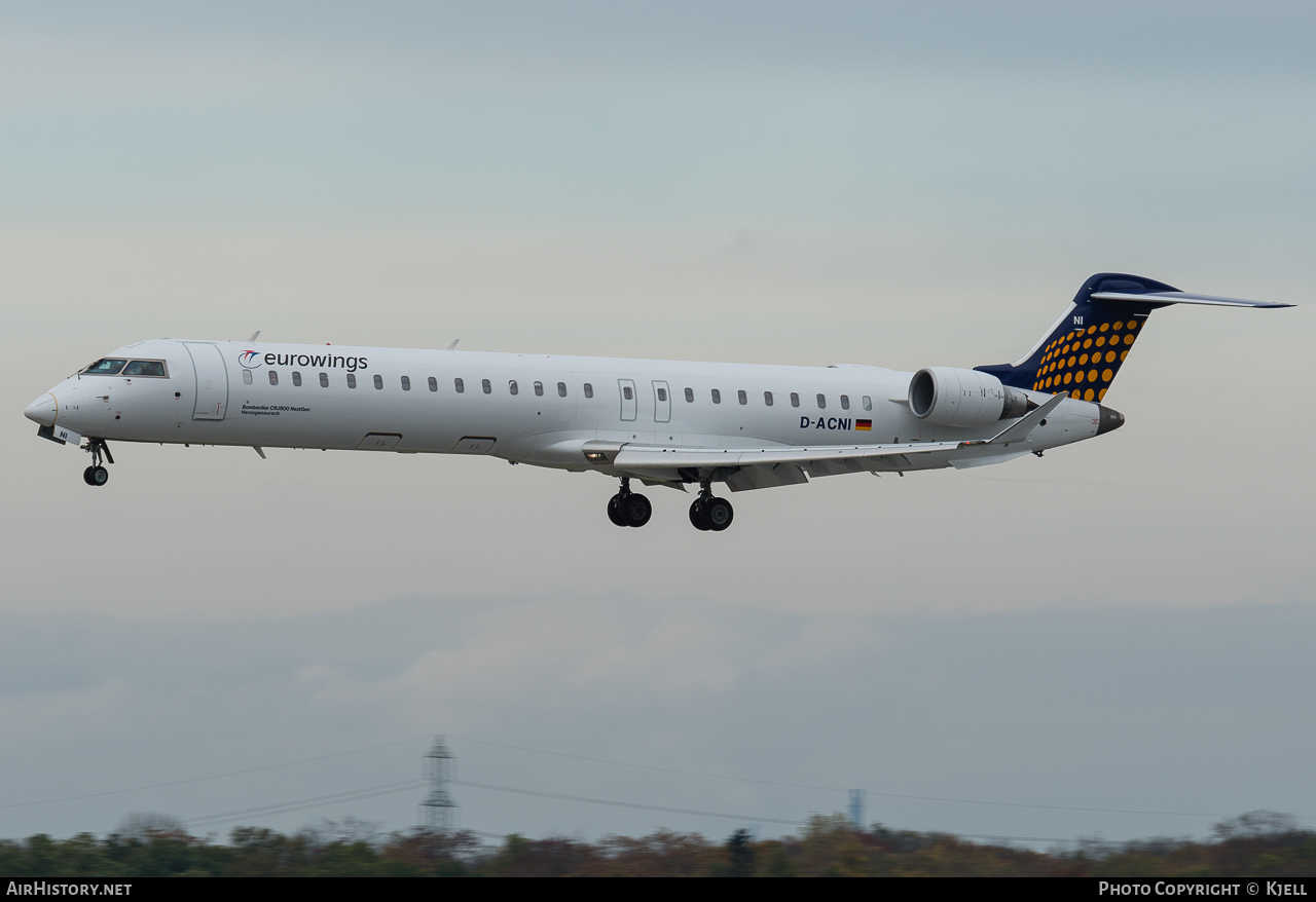 Aircraft Photo of D-ACNI | Bombardier CRJ-900LR NG (CL-600-2D24) | Eurowings | AirHistory.net #121920