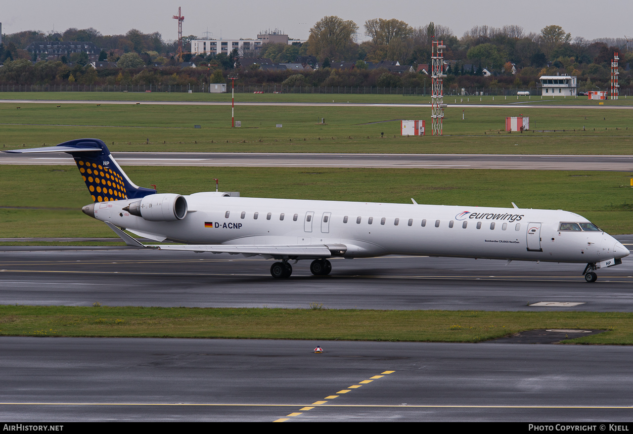 Aircraft Photo of D-ACNP | Bombardier CRJ-900LR NG (CL-600-2D24) | Eurowings | AirHistory.net #121933