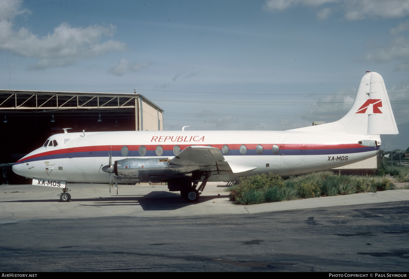 Aircraft Photo of XA-MOS | Vickers 786D Viscount | Aerolíneas República | AirHistory.net #121974