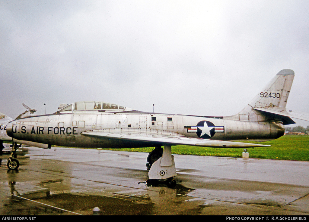 Aircraft Photo of 49-2430 / 92430 | Republic YRF-84F Thunderstreak | USA - Air Force | AirHistory.net #122000