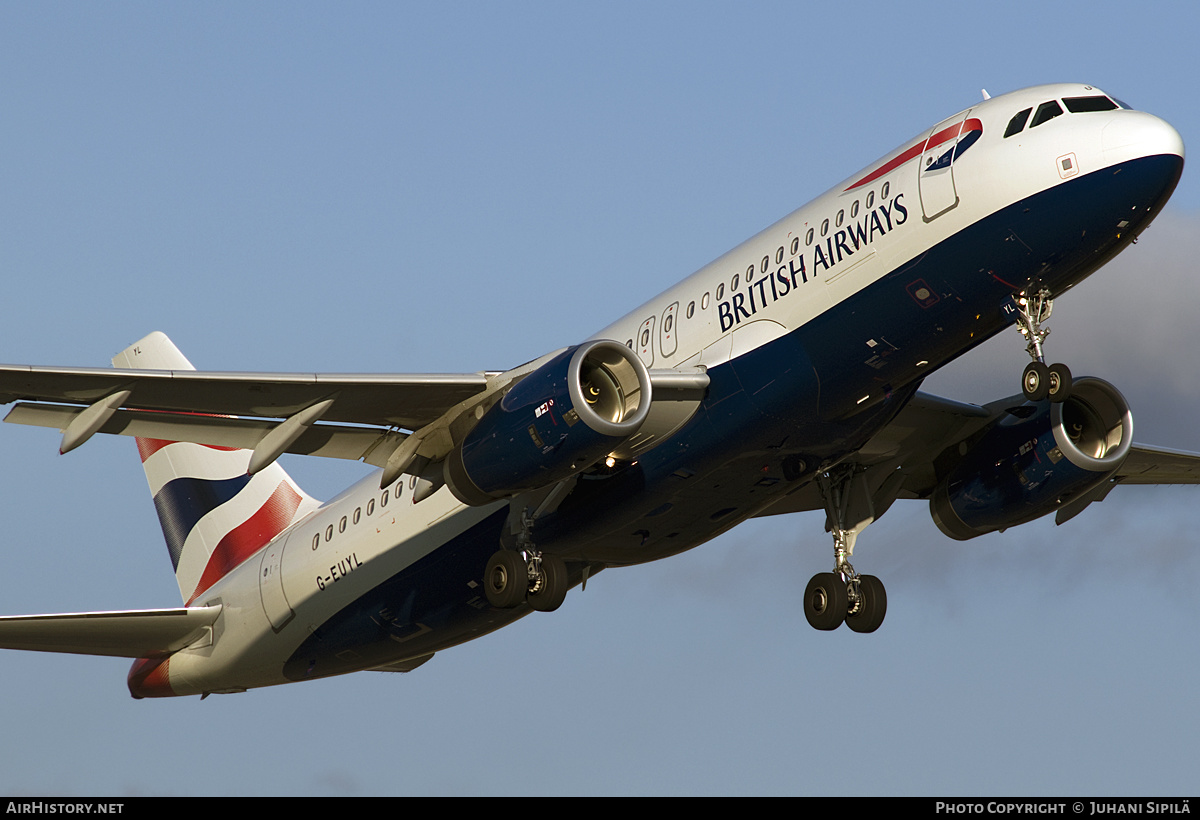 Aircraft Photo of G-EUYL | Airbus A320-232 | British Airways | AirHistory.net #122022
