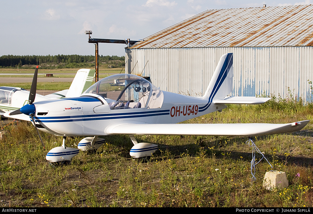 Aircraft Photo of OH-U549 | Evektor-Aerotechnik EV-97 TeamEurostar | AirHistory.net #122027