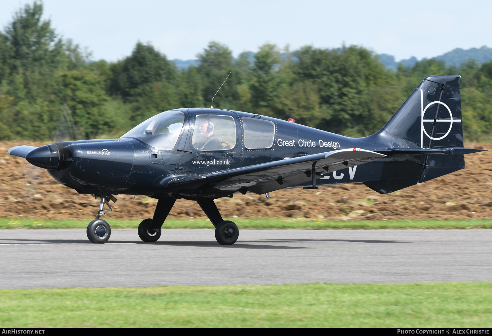 Aircraft Photo of G-AZCV | Beagle B.121 Srs.2 Pup-150 | Great Circle Design | AirHistory.net #122033