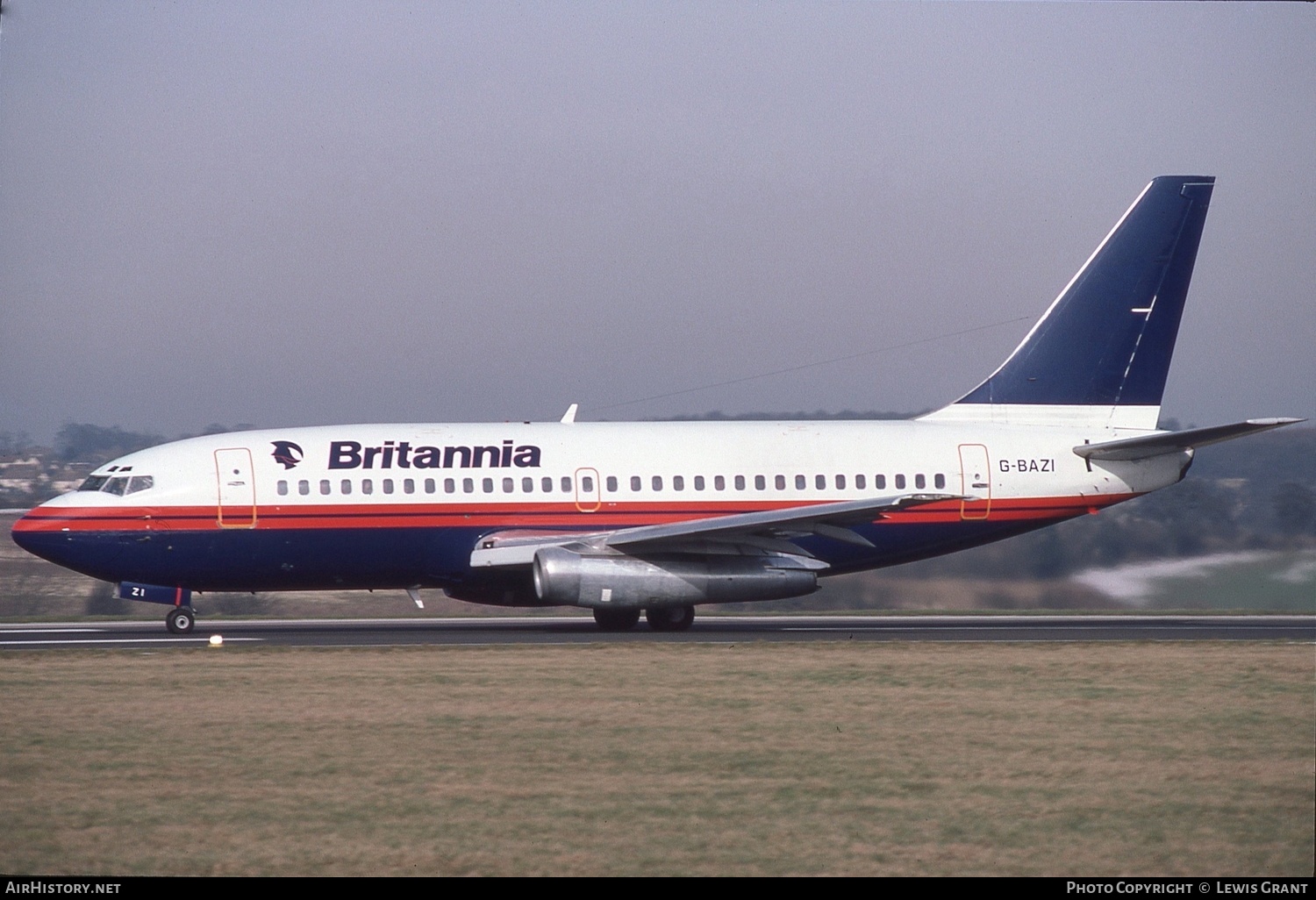 Aircraft Photo of G-BAZI | Boeing 737-204/Adv | Britannia Airways | AirHistory.net #122063