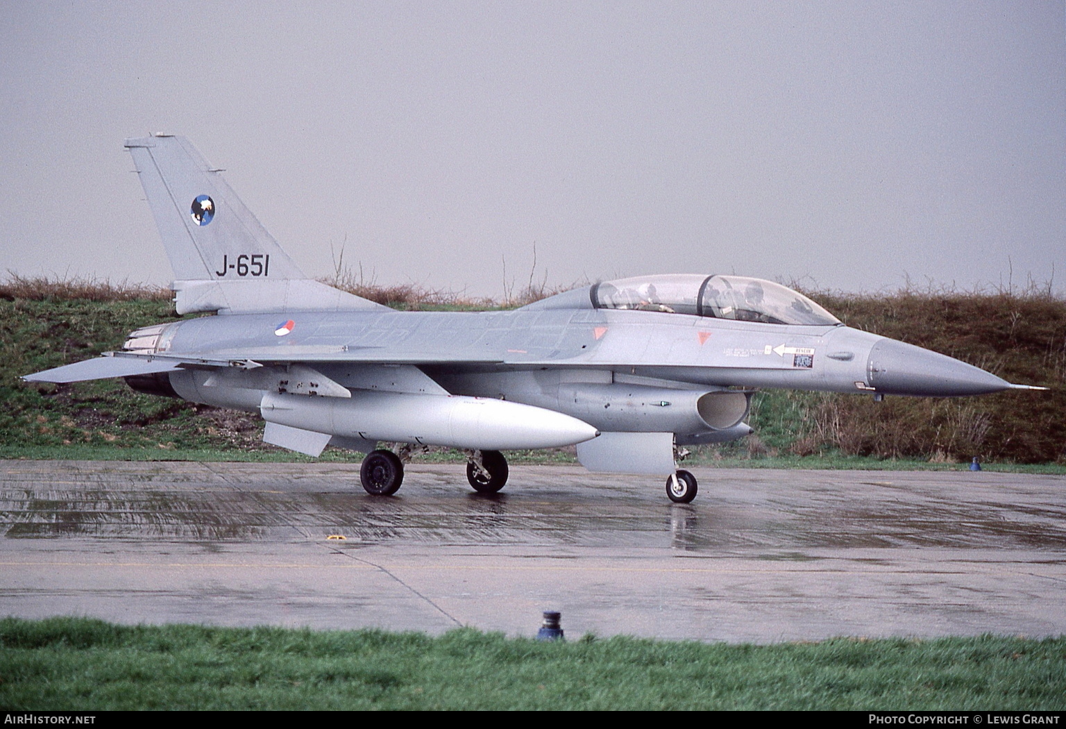 Aircraft Photo of J-651 | General Dynamics F-16B Fighting Falcon | Netherlands - Air Force | AirHistory.net #122178