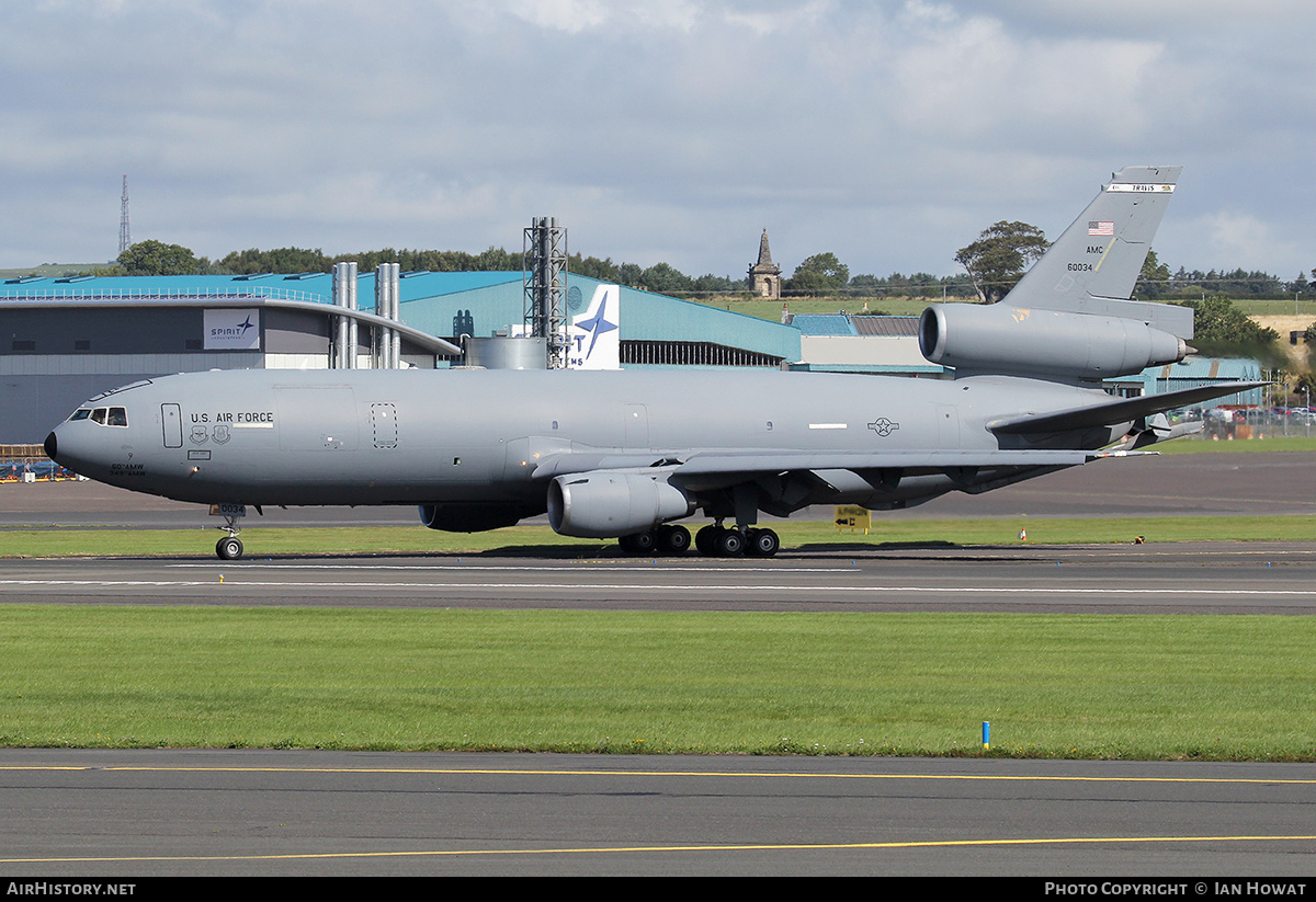 Aircraft Photo of 86-0034 / 60034 | McDonnell Douglas KC-10A Extender (DC-10-30CF) | USA - Air Force | AirHistory.net #122179