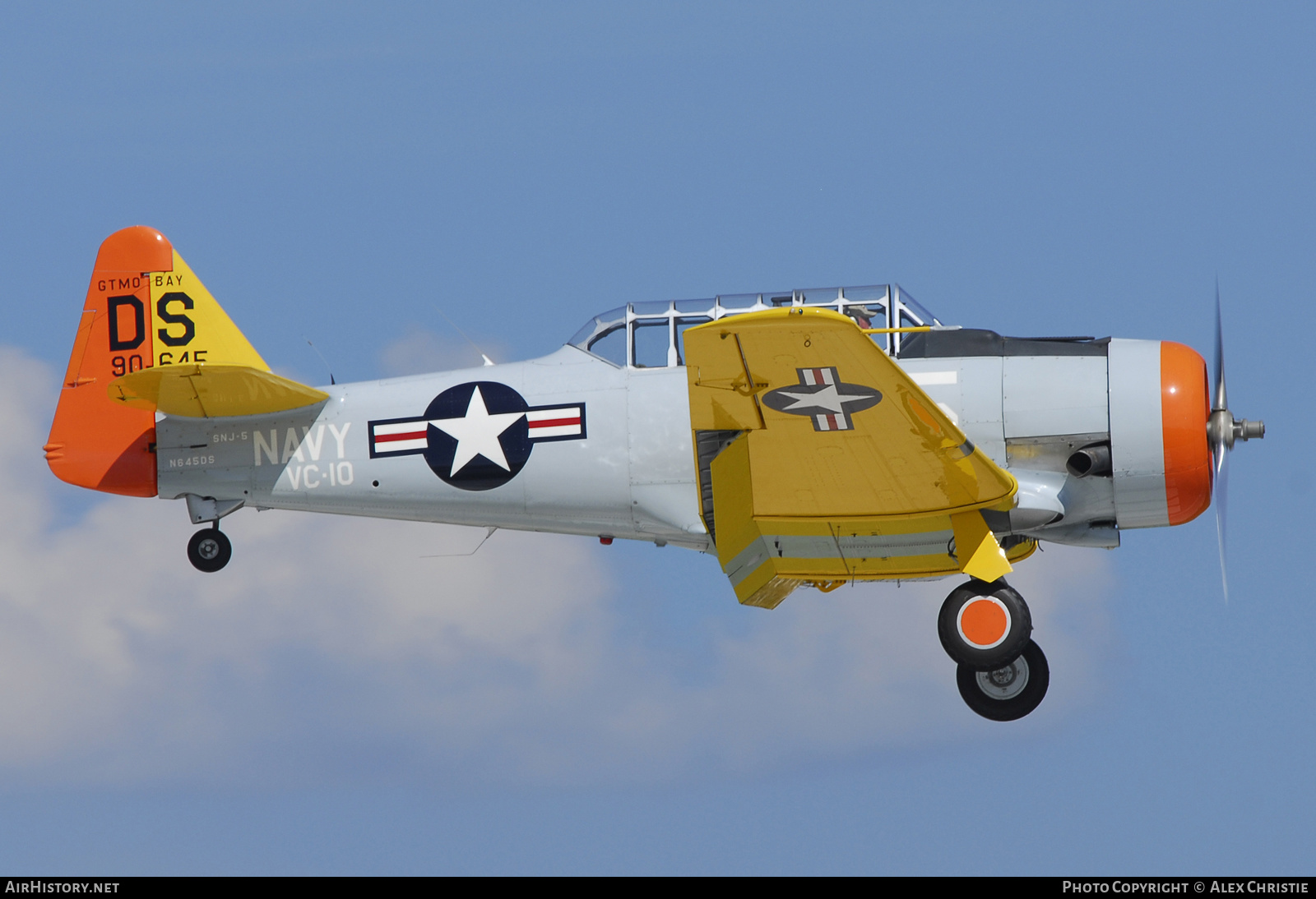 Aircraft Photo of N645DS / 90645 | North American SNJ-5 Texan | USA - Navy | AirHistory.net #122253