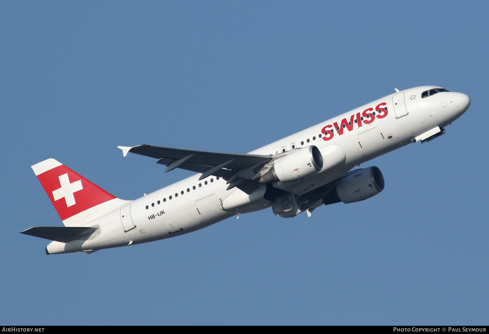 Aircraft Photo of HB-IJK | Airbus A320-214 | Swiss International Air Lines | AirHistory.net #122255
