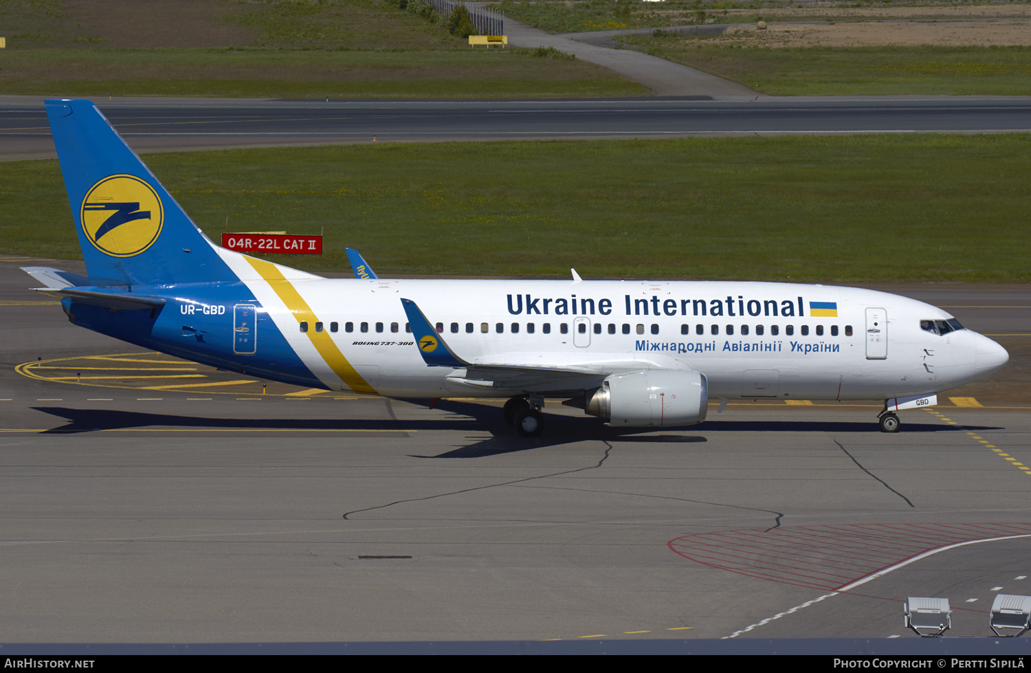 Aircraft Photo of UR-GBD | Boeing 737-36Q | Ukraine International Airlines | AirHistory.net #122261