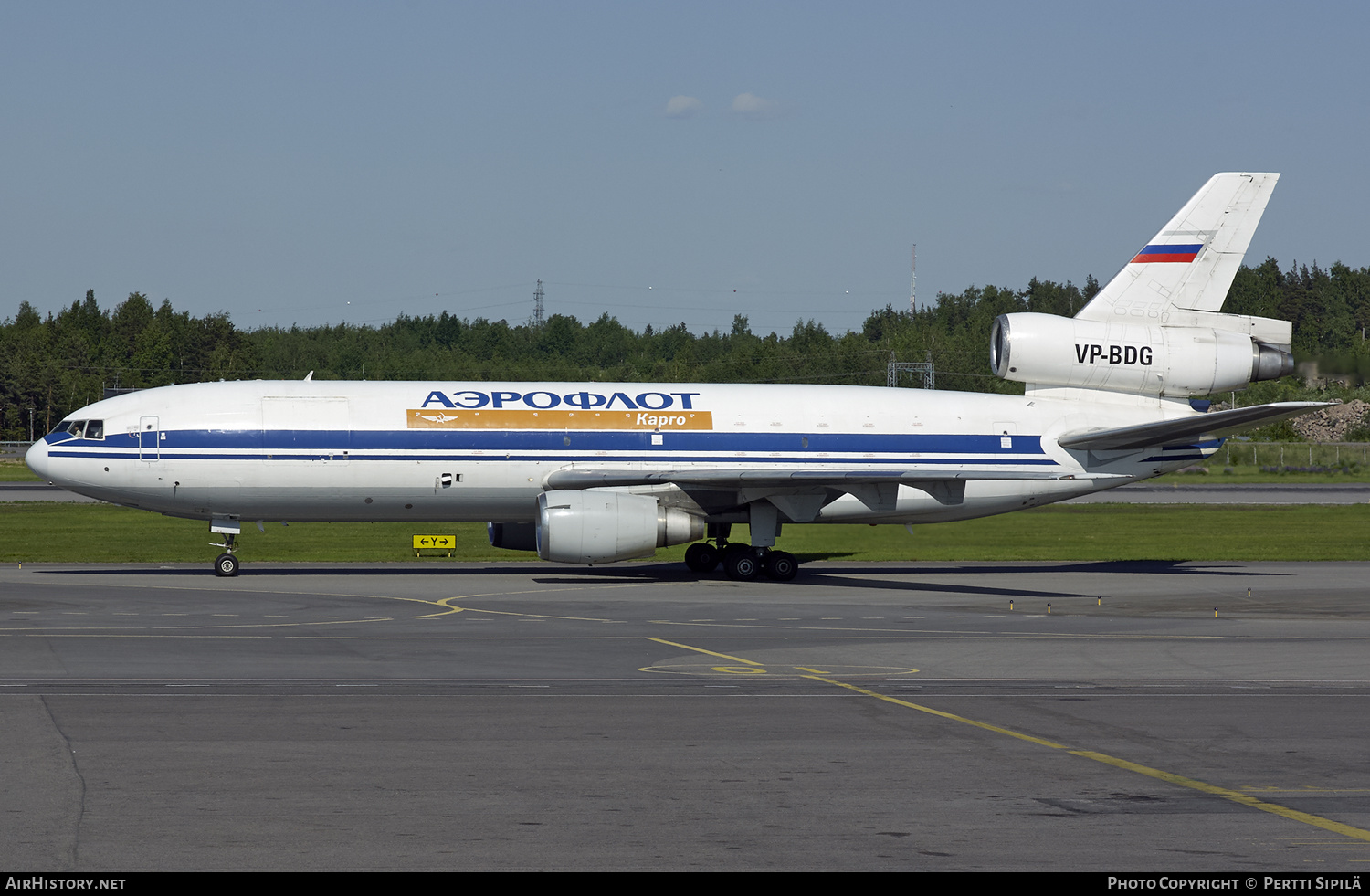 Aircraft Photo of VP-BDG | McDonnell Douglas DC-10-40(F) | Aeroflot - Russian Airlines Cargo | AirHistory.net #122288