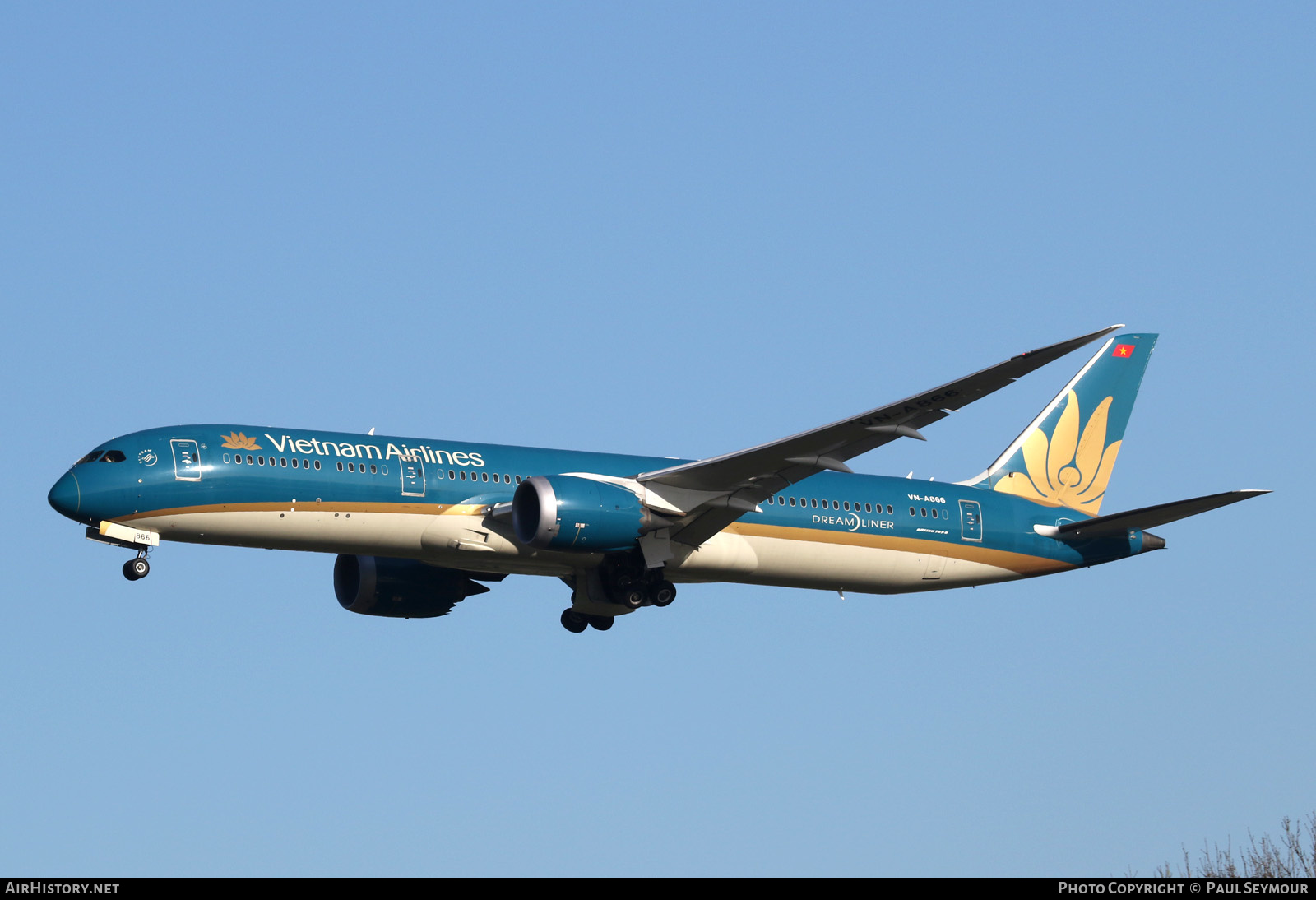 Aircraft Photo of VN-A866 | Boeing 787-9 Dreamliner | Vietnam Airlines | AirHistory.net #122292