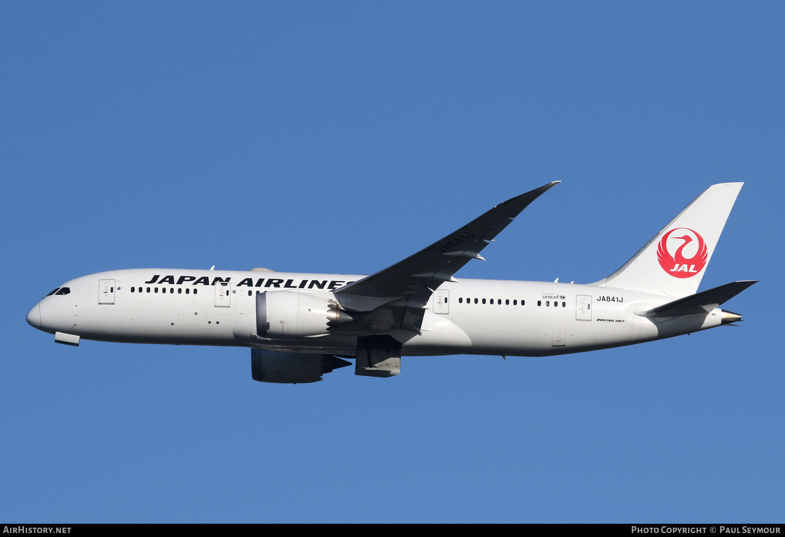 Aircraft Photo of JA841J | Boeing 787-8 Dreamliner | Japan Airlines - JAL | AirHistory.net #122295