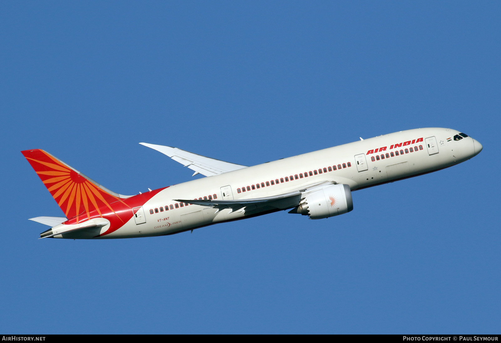 Aircraft Photo of VT-ANT | Boeing 787-8 Dreamliner | Air India | AirHistory.net #122316