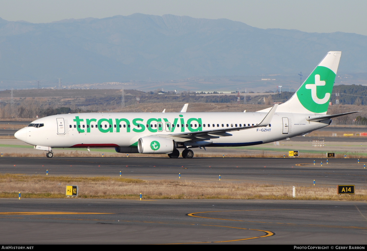 Aircraft Photo of F-GZHT | Boeing 737-8K2 | Transavia | AirHistory.net #122345
