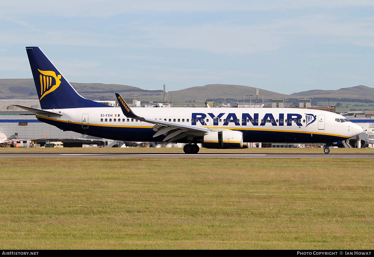 Aircraft Photo of EI-FEH | Boeing 737-8AS | Ryanair | AirHistory.net #122348