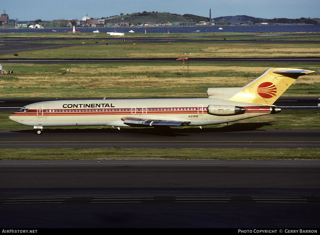 Aircraft Photo of N511PE | Boeing 727-232/Adv | Continental Airlines | AirHistory.net #122356