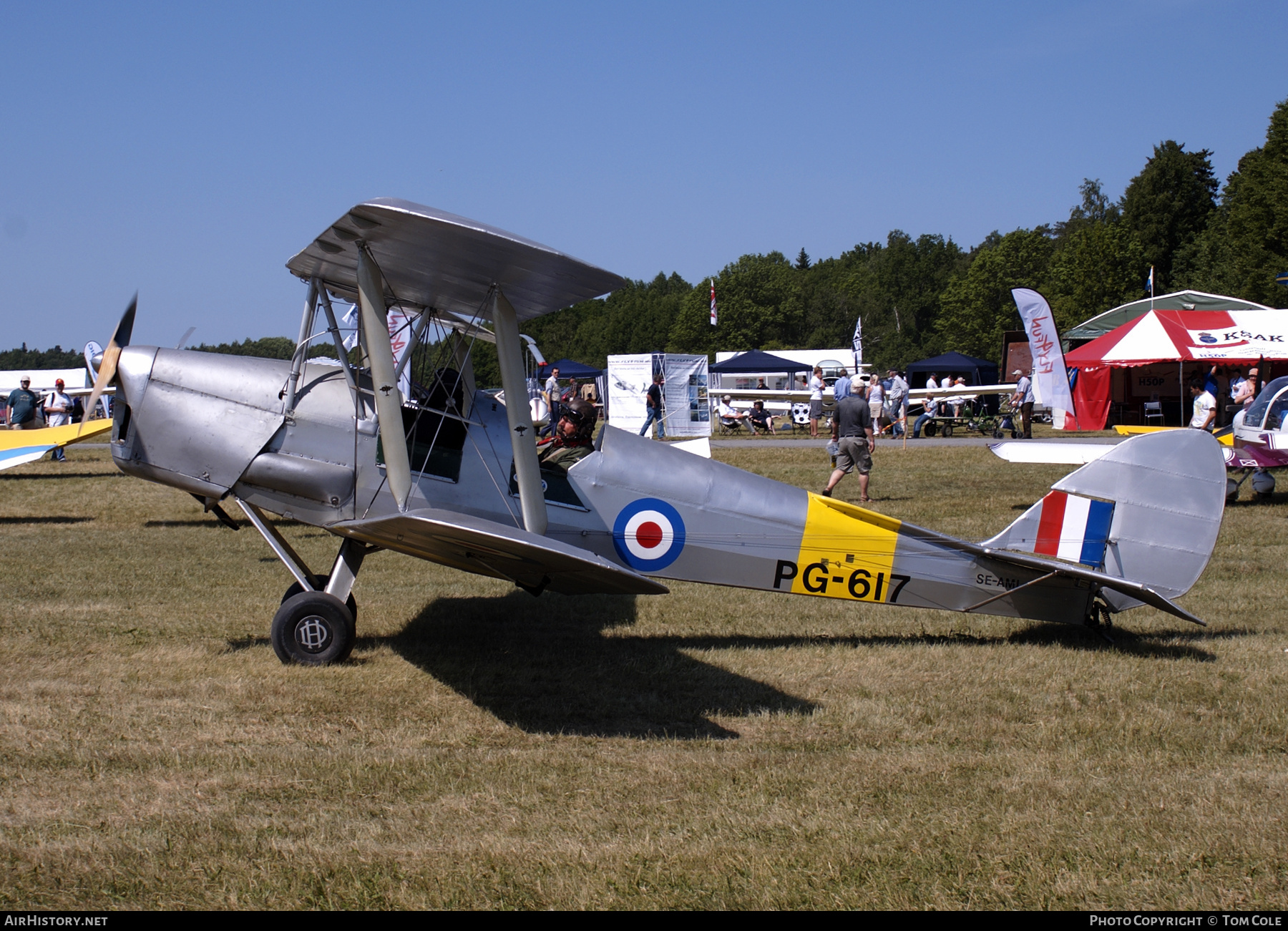 Aircraft Photo of SE-AMI / PG617 | De Havilland D.H. 82A Tiger Moth | UK - Air Force | AirHistory.net #122361