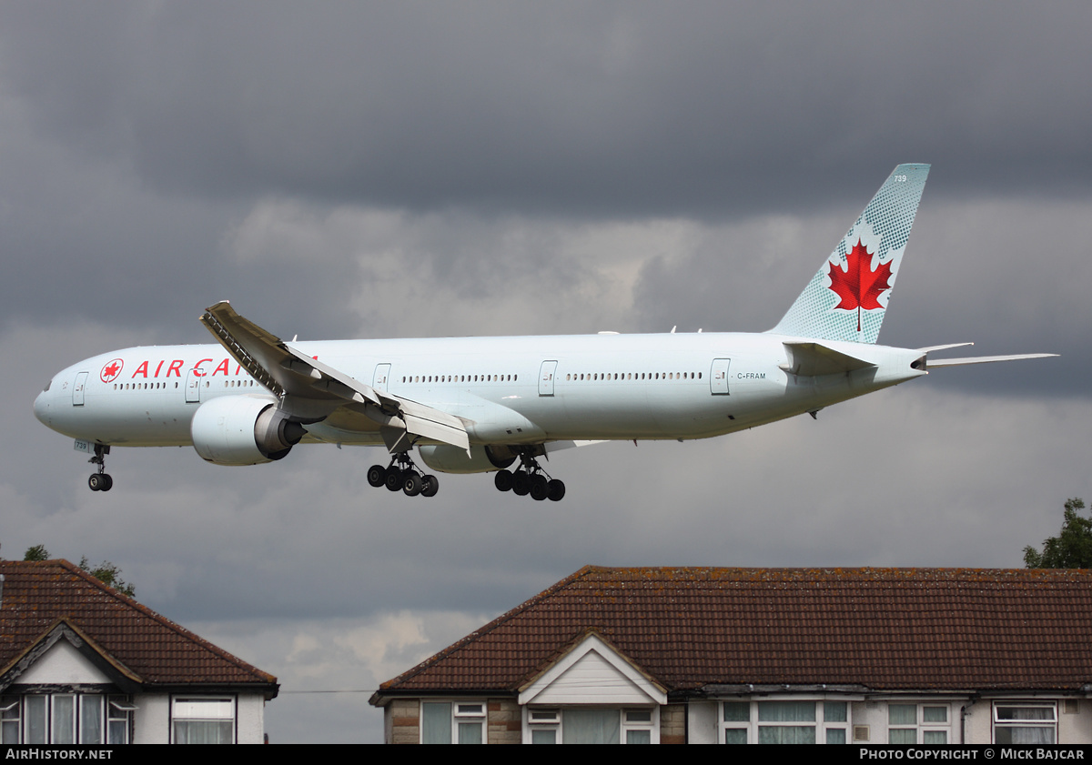 Aircraft Photo of C-FRAM | Boeing 777-333/ER | Air Canada | AirHistory.net #122362