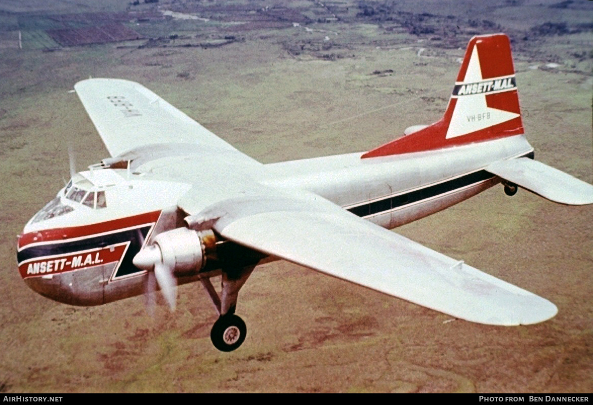 Aircraft Photo of VH-BFB | Bristol 170 Freighter Mk31 | Ansett - MAL | AirHistory.net #122396