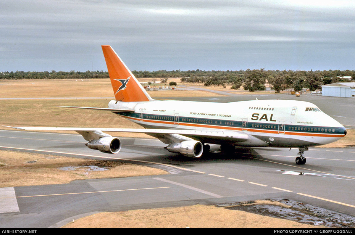 Aircraft Photo of ZS-SPA | Boeing 747SP-44 | South African Airways - Suid-Afrikaanse Lugdiens | AirHistory.net #122405