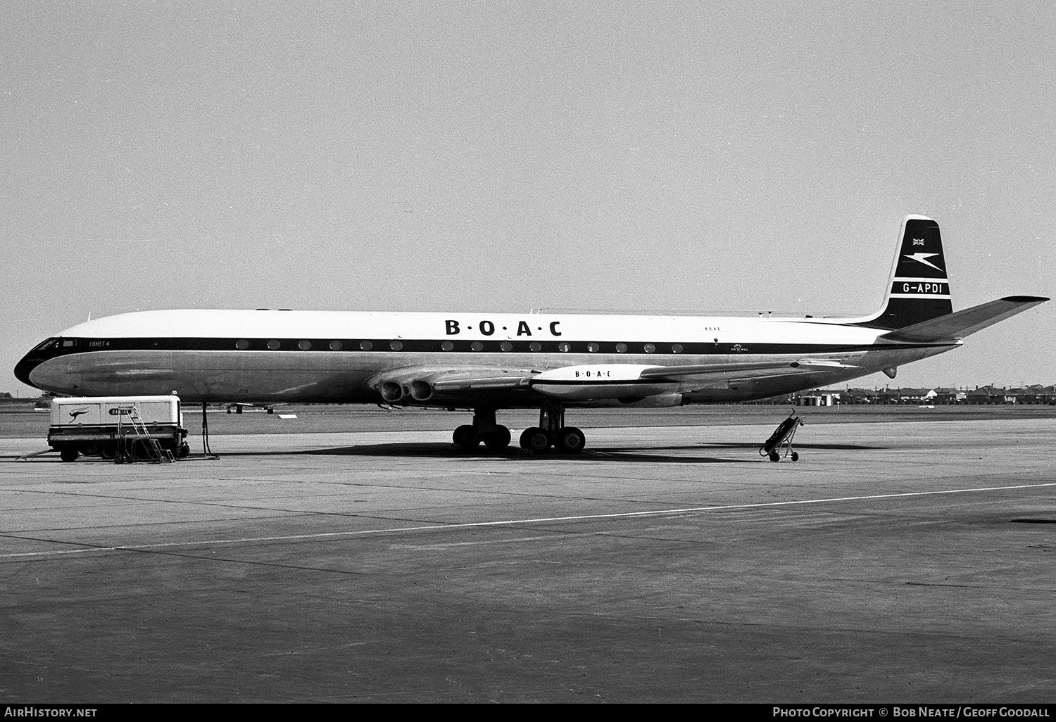 Aircraft Photo of G-APDI | De Havilland D.H. 106 Comet 4 | BOAC - British Overseas Airways Corporation | AirHistory.net #122406