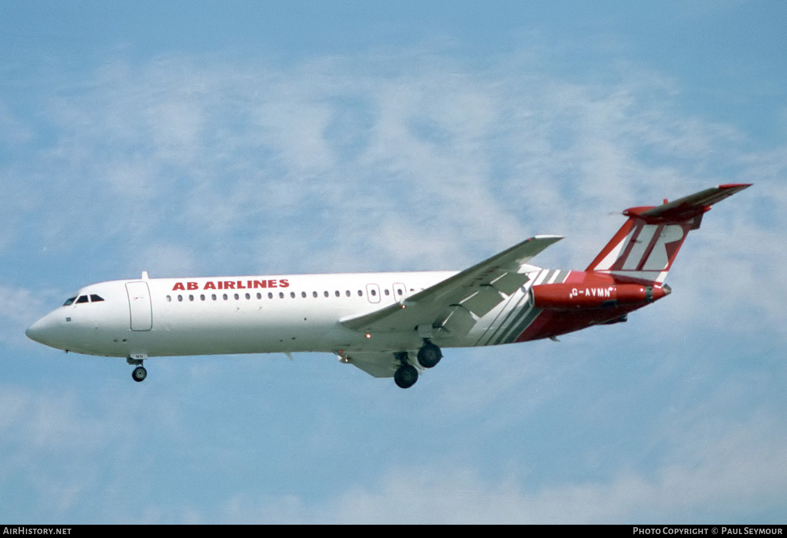 Aircraft Photo of G-AVMN | BAC 111-510ED One-Eleven | AB Airlines | AirHistory.net #122425