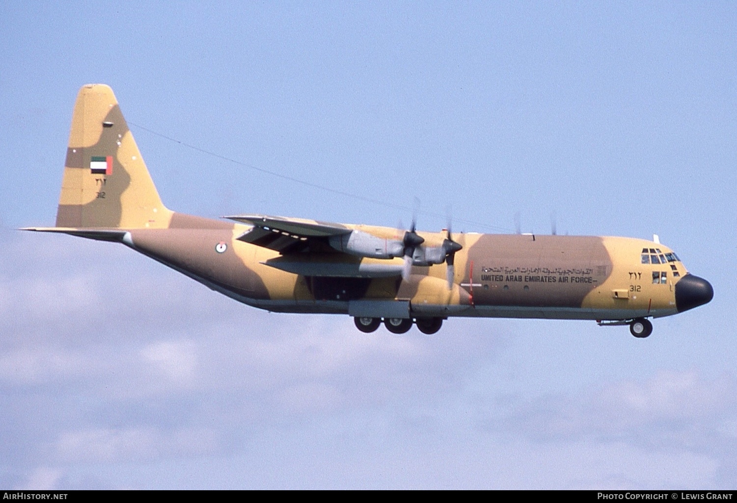 Aircraft Photo of 312 / ٣١٢ | Lockheed C-130H-30 Hercules (L-382) | United Arab Emirates - Air Force | AirHistory.net #122434