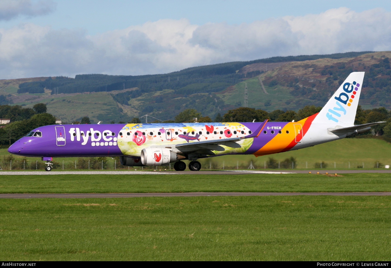 Aircraft Photo of G-FBEM | Embraer 195LR (ERJ-190-200LR) | Flybe | AirHistory.net #122449