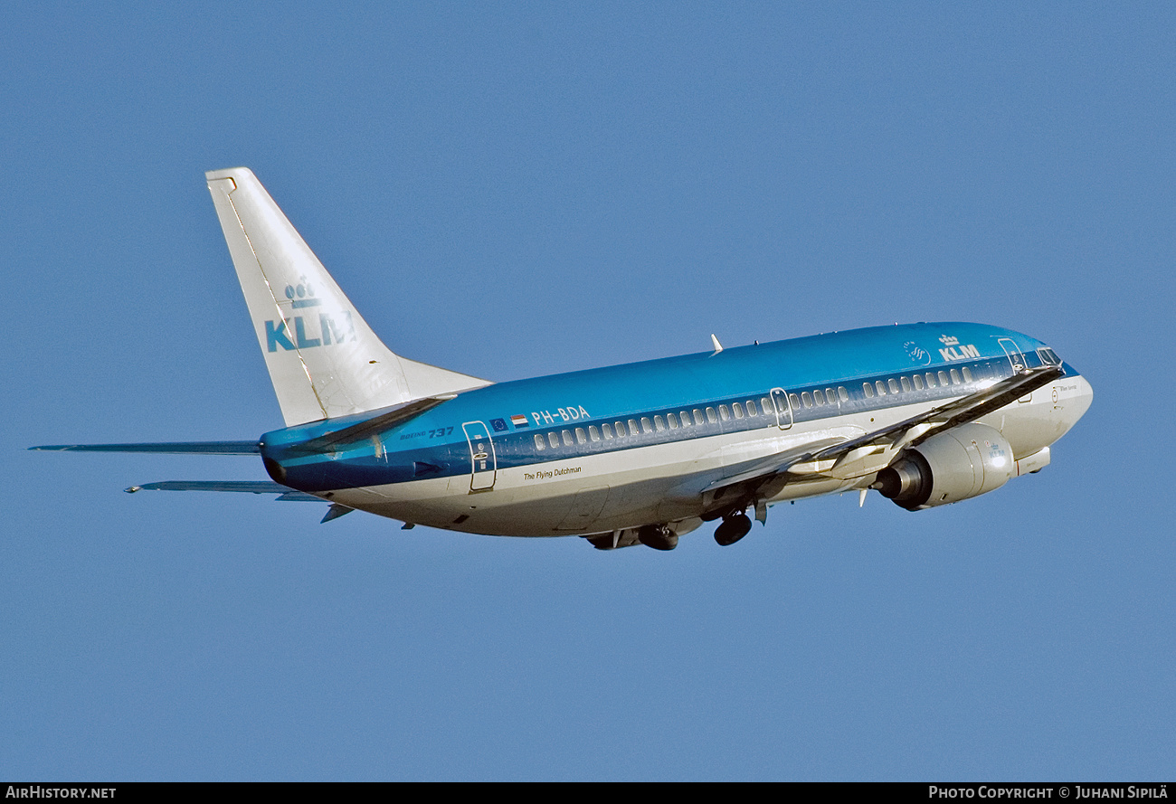 Aircraft Photo of PH-BDA | Boeing 737-306 | KLM - Royal Dutch Airlines | AirHistory.net #122509