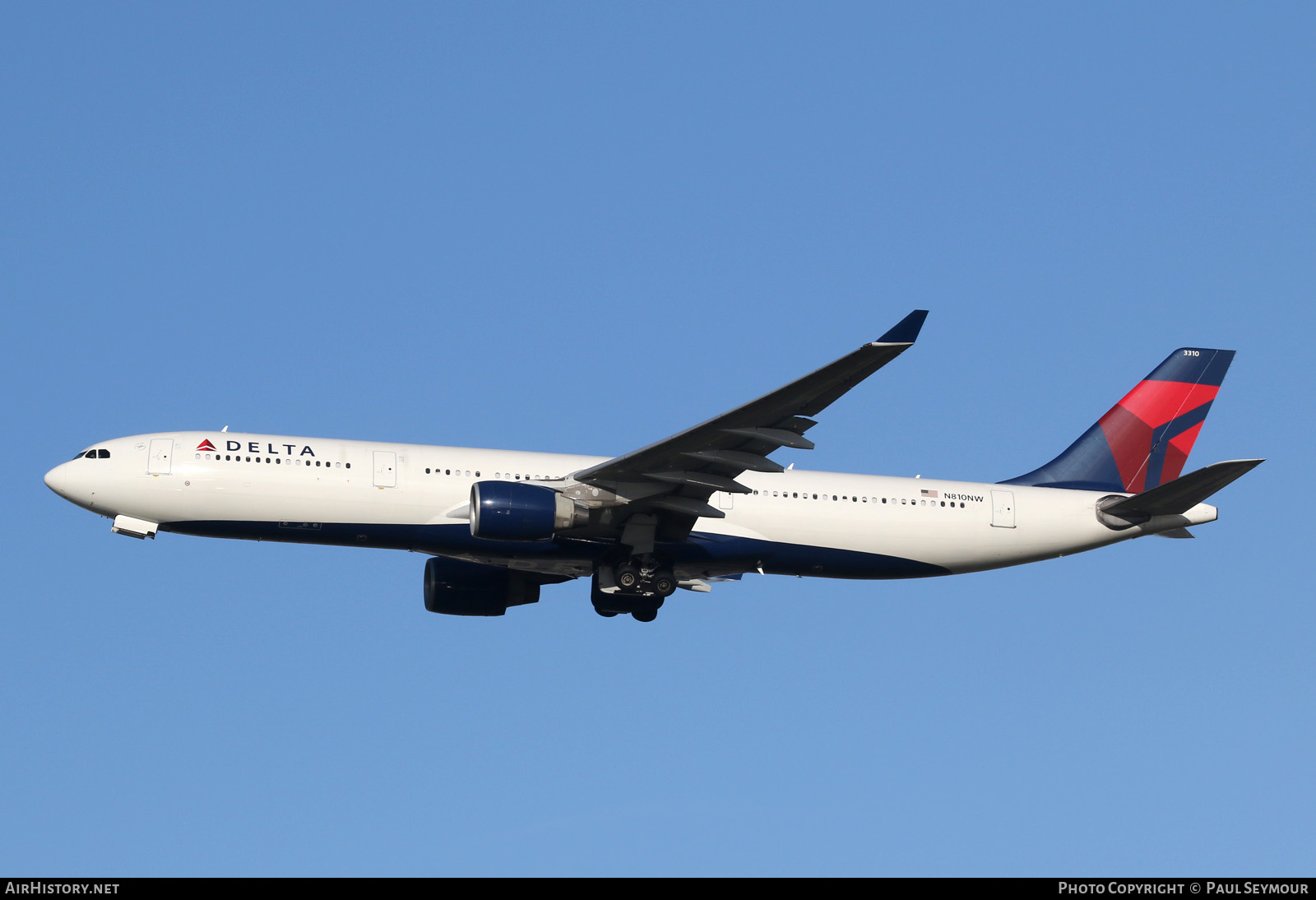 Aircraft Photo of N810NW | Airbus A330-323 | Delta Air Lines | AirHistory.net #122521