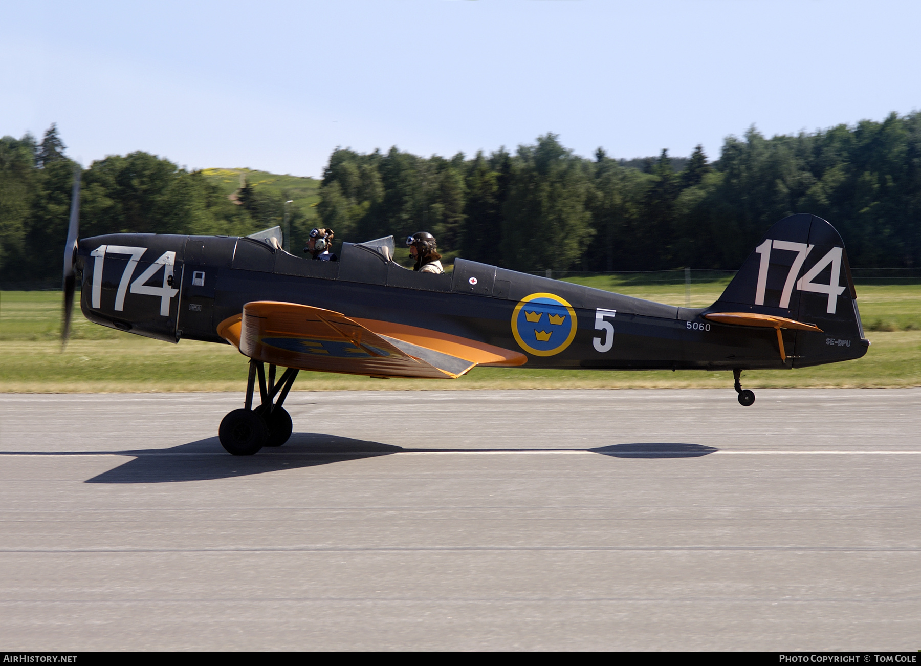 Aircraft Photo of SE-BPU / 5060 | Klemm Sk15A (Kl 35D) | Sweden - Air Force | AirHistory.net #122540