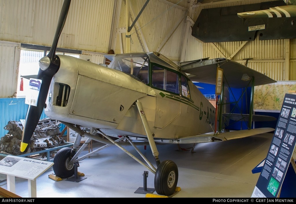 Aircraft Photo of G-ADOT | De Havilland D.H. 87B Hornet Moth | AirHistory.net #122569