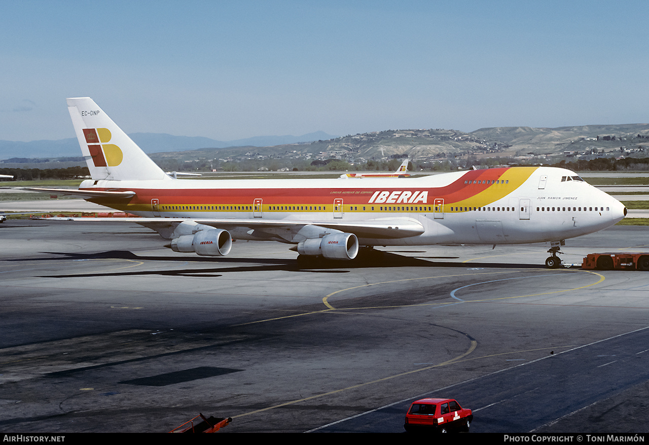 Aircraft Photo of EC-DNP | Boeing 747-256B | Iberia | AirHistory.net #122573