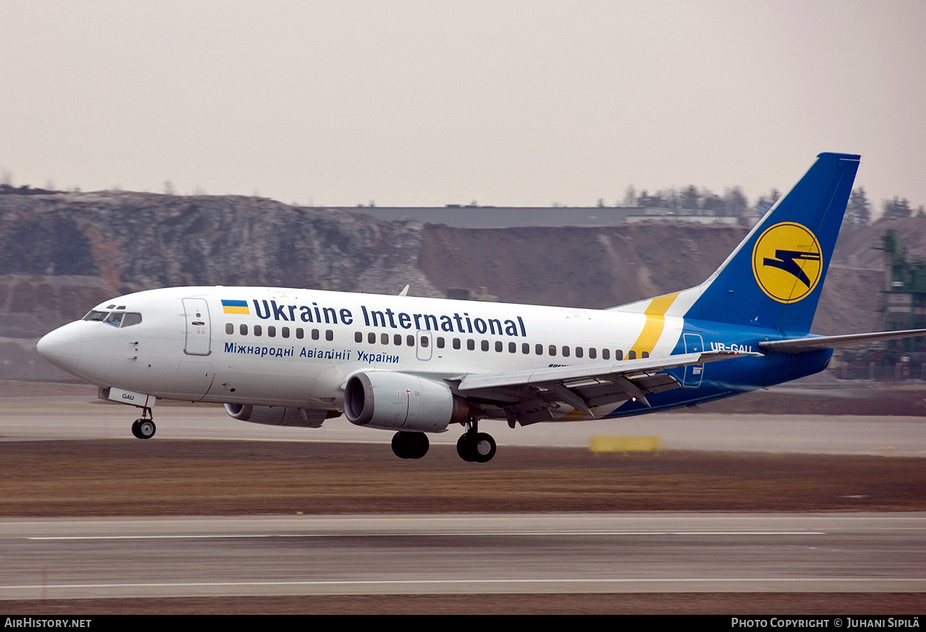 Aircraft Photo of UR-GAU | Boeing 737-5Y0 | Ukraine International Airlines | AirHistory.net #122585