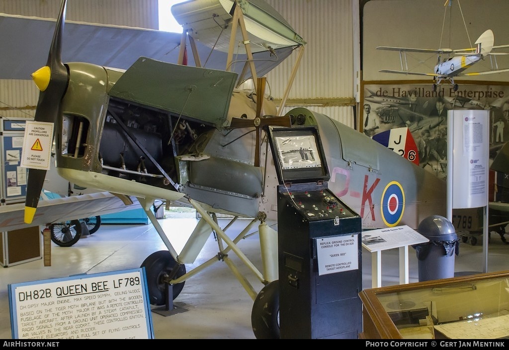 Aircraft Photo of LF789 | De Havilland D.H. 82B Queen Bee | UK - Air Force | AirHistory.net #122587